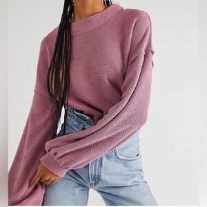 NWOT Free People Beach Happy Pullover